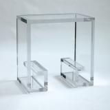 Acrylic side table