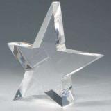 Acrylic Star shape pc / Clear acrylic artcraft