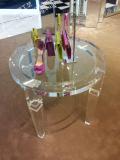 Acrylic  display side table
