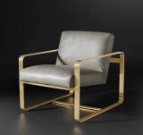 Metal base Chair with cushion
