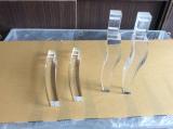 Chair legs in acrylic material. Acrylic chair legs