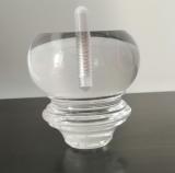 Round turned Clear acrylic legs